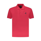 Polo shirt da uomo in cotone rosso