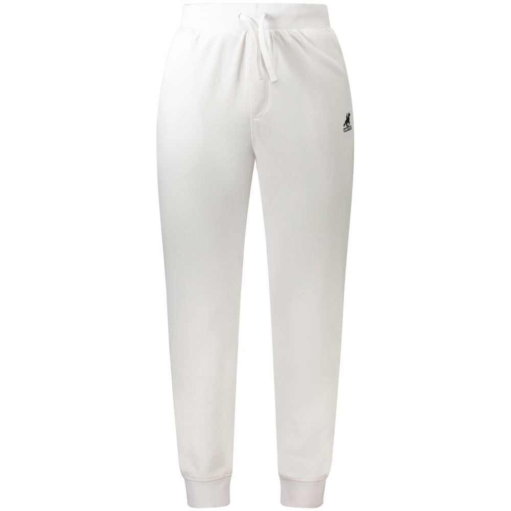 White Cotton Men's Sweatpant