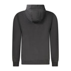 Black Cotton Men's Sweatshirt