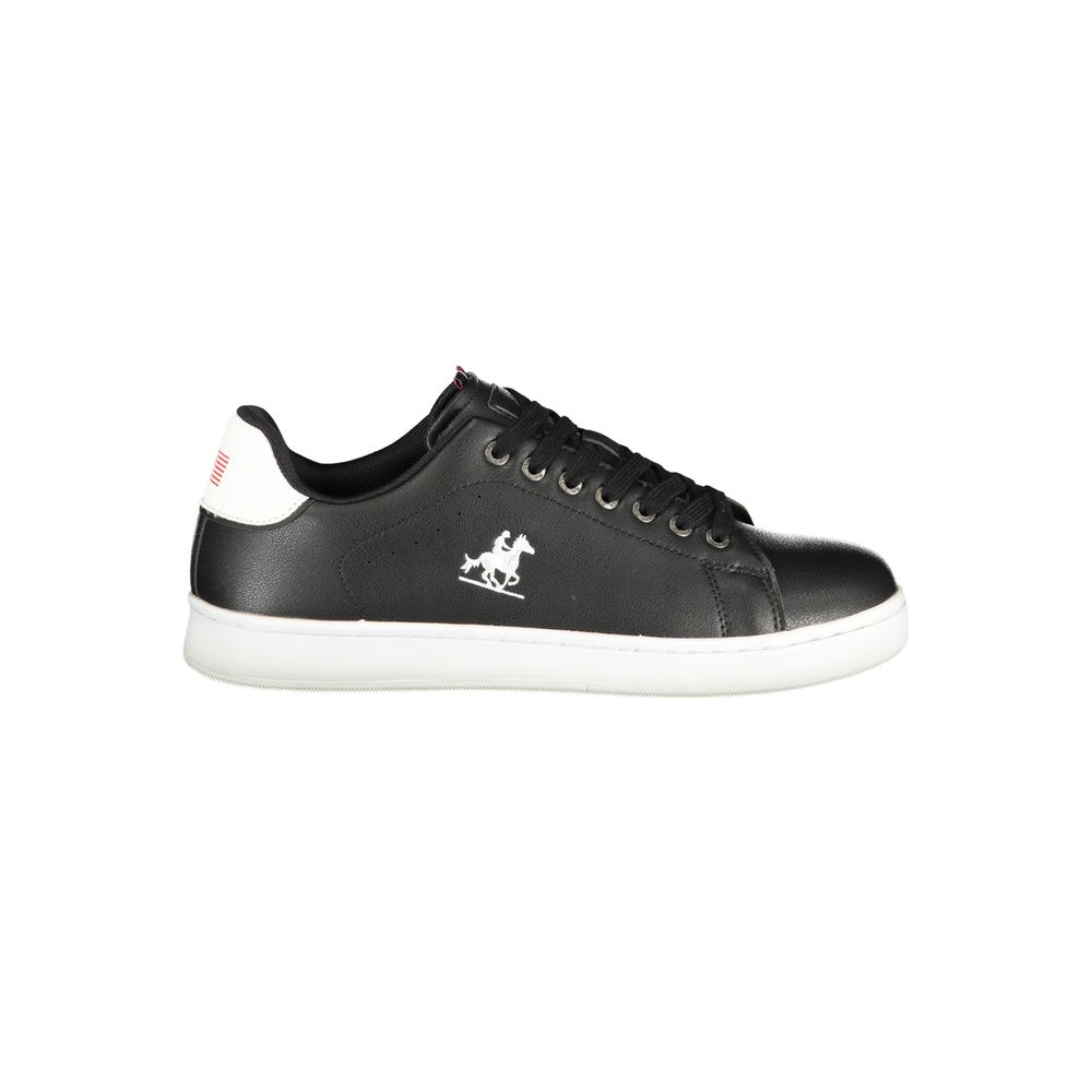Schwarzer Herren-Sneaker aus Polyurethan