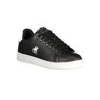 Schwarzer Herren-Sneaker aus Polyurethan