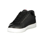 Schwarzer Herren-Sneaker aus Polyurethan