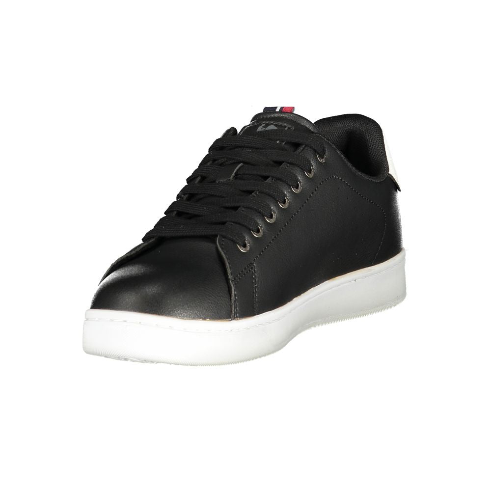 Schwarzer Herren-Sneaker aus Polyurethan