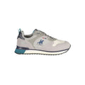 Grauer Polyurethan Herren-Sneaker