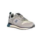 Grauer Polyurethan Herren-Sneaker