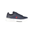 Blauer Herren-Sneaker aus Polyurethan