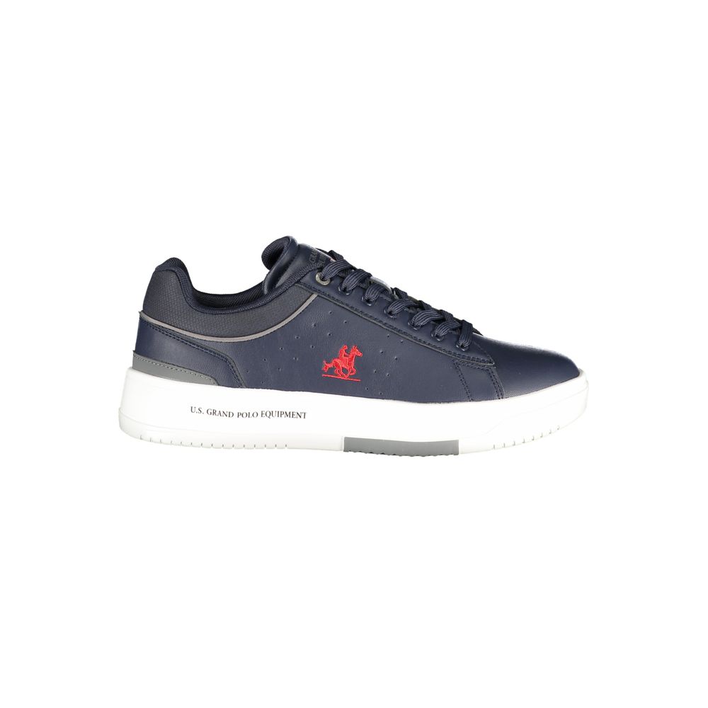 Blauer Herren-Sneaker aus Polyurethan