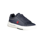 Blauer Herren-Sneaker aus Polyurethan