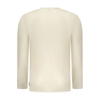 Beige Cotton Men T-Shirt