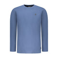 Blue Cotton Men's T-Shirt