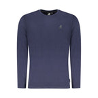 Blue Cotton Men T-Shirt