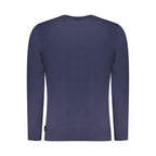 Blue Cotton Men T-Shirt