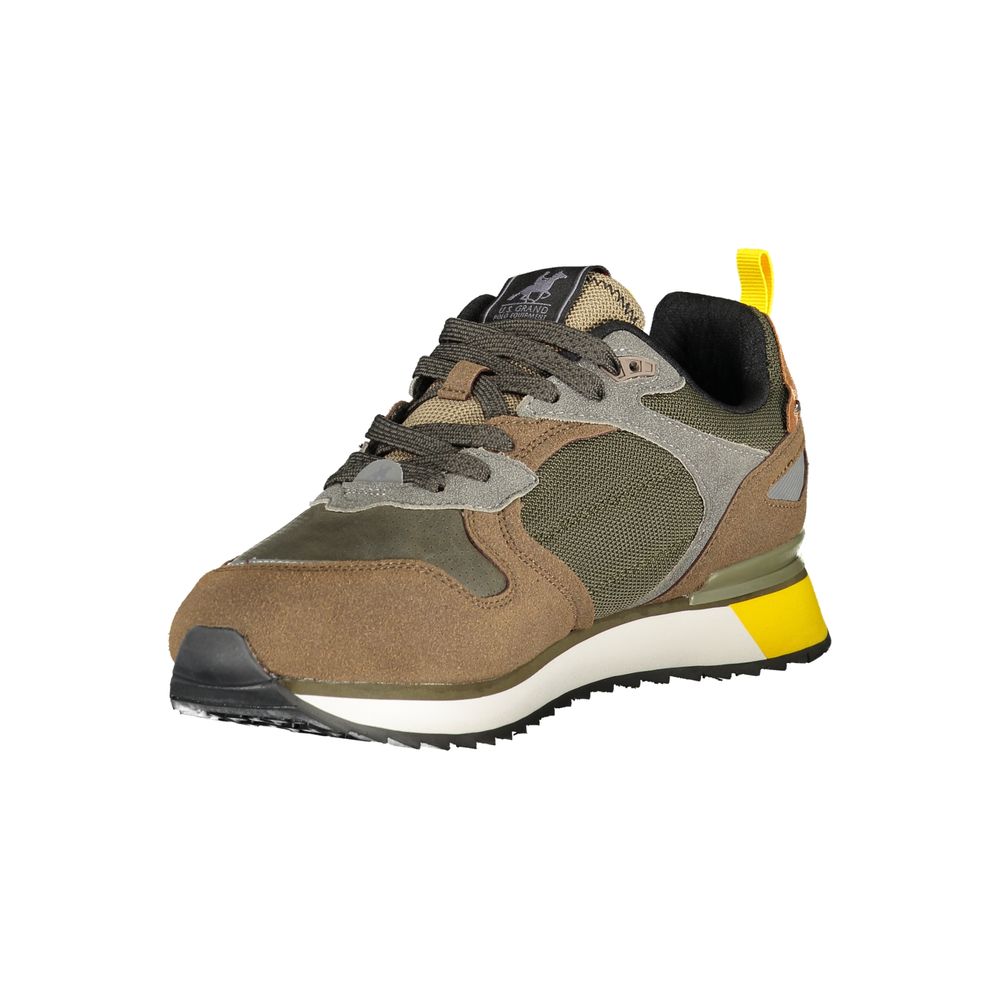 Grüner Polyurethan-Herren-Sneaker
