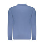 Blue Cotton Men's Polo Shirt