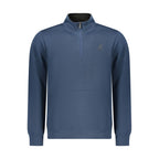 Blue Polyester Men's Sweatshirt