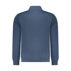 Blue Polyester Men's Sweatshirt
