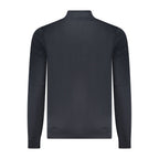 Blue Polyester Men Sweatshirt
