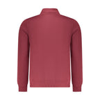 Red Polyester Mens Sweatshirt