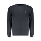 Blue Polyester Men Sweatshirt