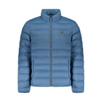 Blu Polyester Men's Jacket