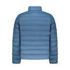 Blu Polyester Men's Jacket