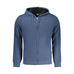 Blue Cotton Men's Hoodie