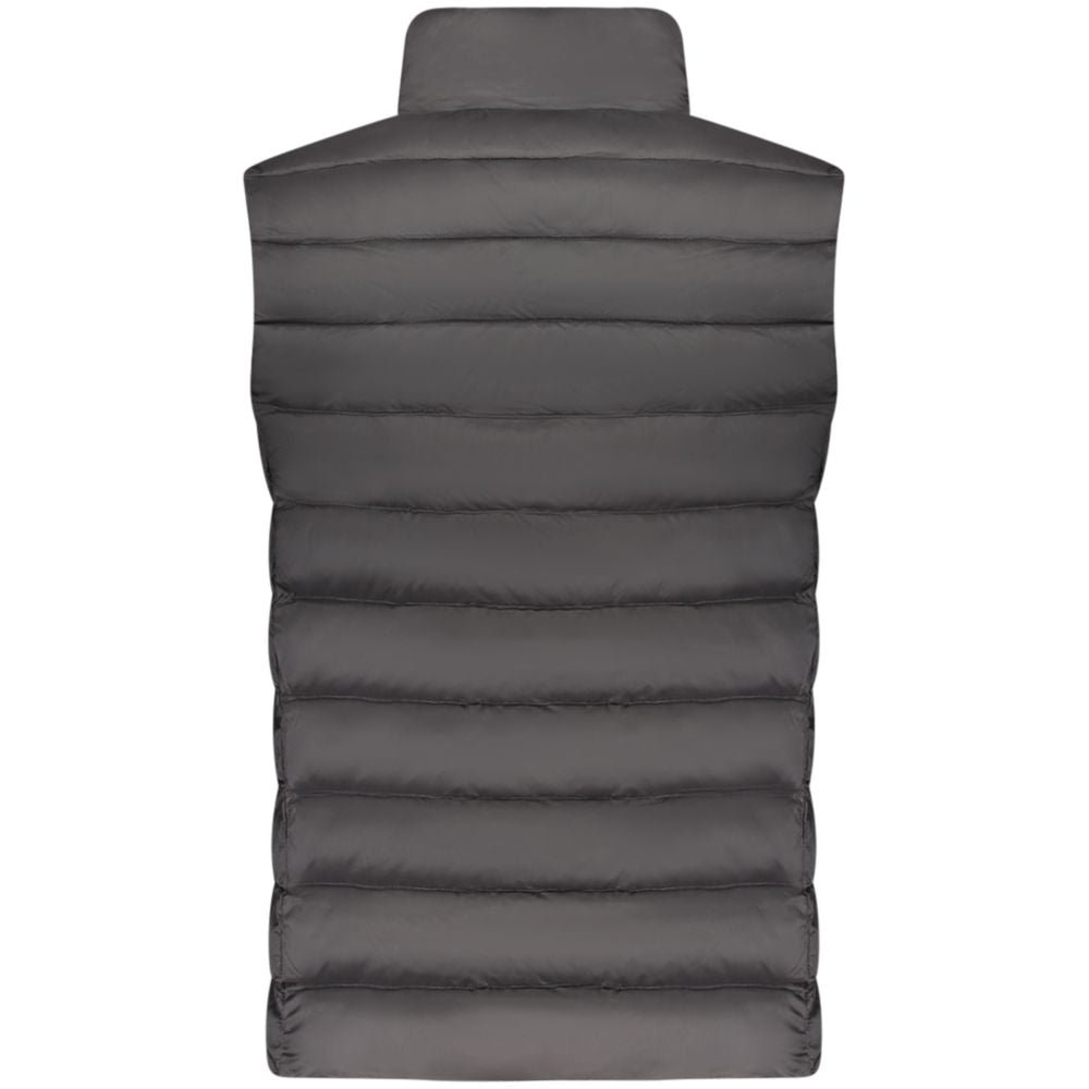 Black Polyester Men's Jacket