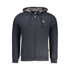 Blue Cotton Men's Hoodie