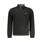 Black Cotton Men Sweatshirt