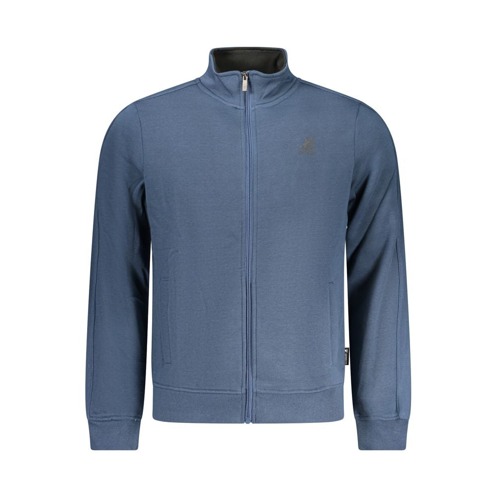 Blue Cotton Men's Sweatshirt