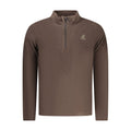 Marrone Polyester Men Sweatshirt