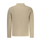 Beige Polyester Mens Sweatshirt