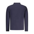 Blue Polyester Men's Sweatshirt