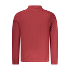 Red Polyester Men Sweatshirt