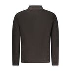 Black Polyester Men's Sweatshirt