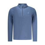 Blue Polyester Men Sweatshirt
