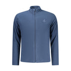 Blue Polyester Men Sweatshirt