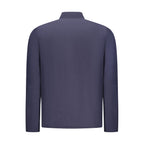 "Blu Polyester Men's Sweatshirt"