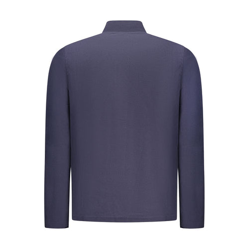 "Blu Polyester Men's Sweatshirt"