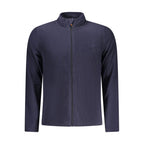 Blue Polyester Men Sweatshirt