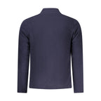 Blue Polyester Men Sweatshirt