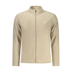 Beige Polyester Mens Sweatshirt