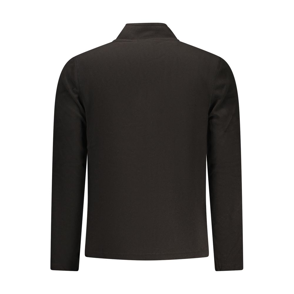 Black Polyester Men's Sweatshirt