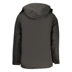 Black Polyester Mens Jacket