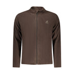 Marrone Polyester Men Sweatshirt