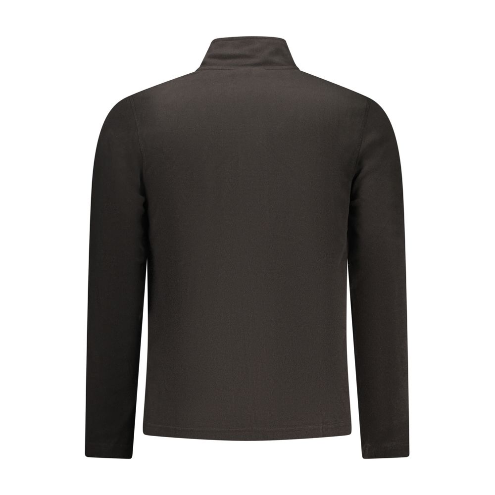 Black Polyester Mens Sweatshirt