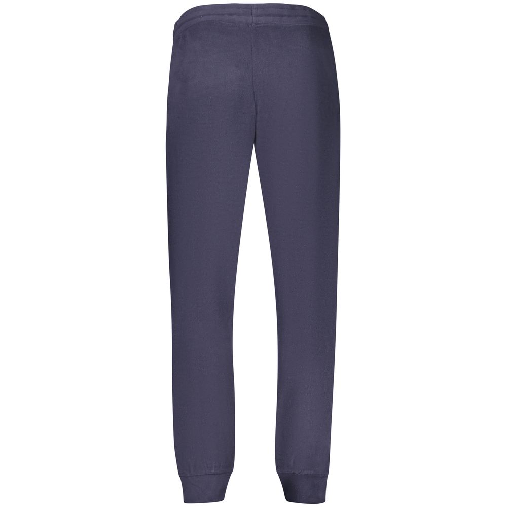 Blue Polyester Men's Sweatpants