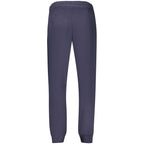 Blue Polyester Men's Sweatpants