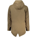 Verde Polyester Men's Parka Jacket