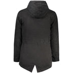 Nero Polyester Men's Parka Jacket